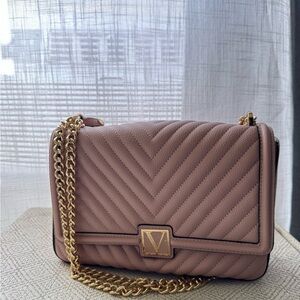Victoria’s Secret Elegant Pink Quilted Shoulder Bag